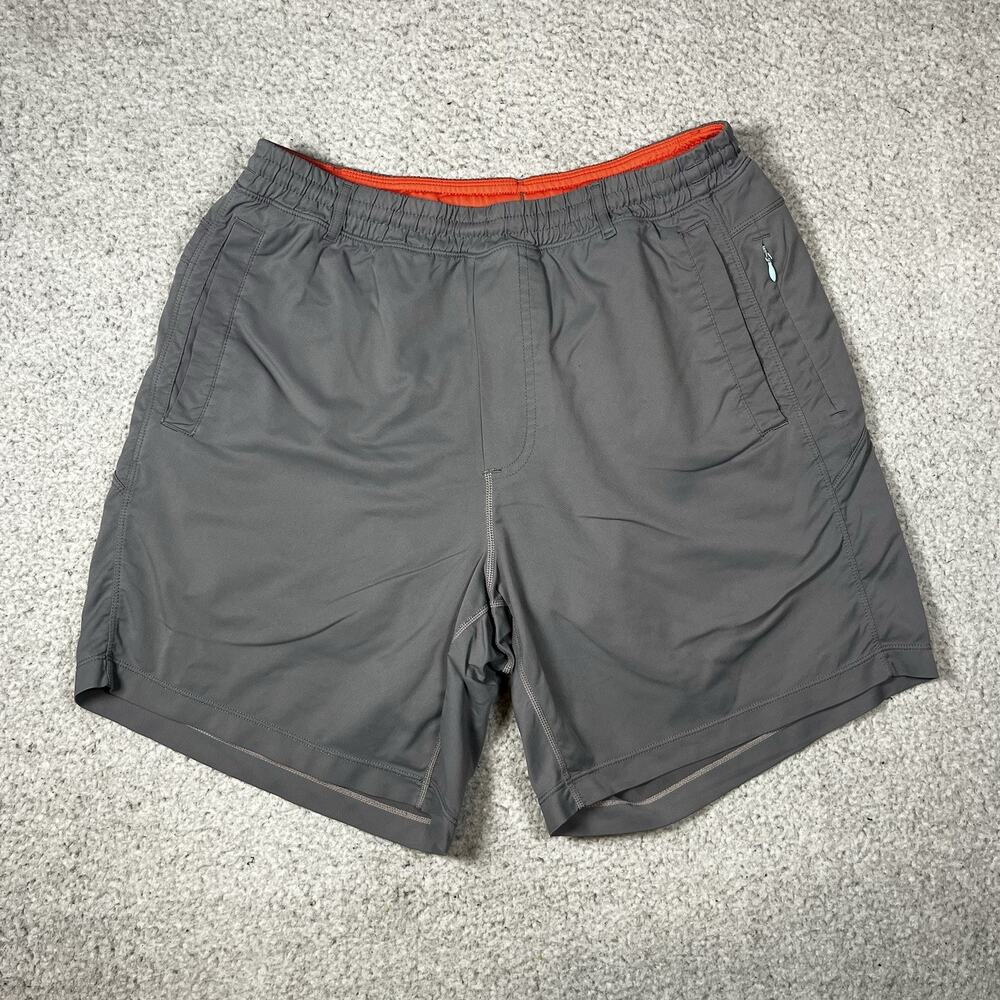 Bird Dogs Shorts Men L Gray Boom Lined 6" Stretch Gym Athletic Pocket Drawstring